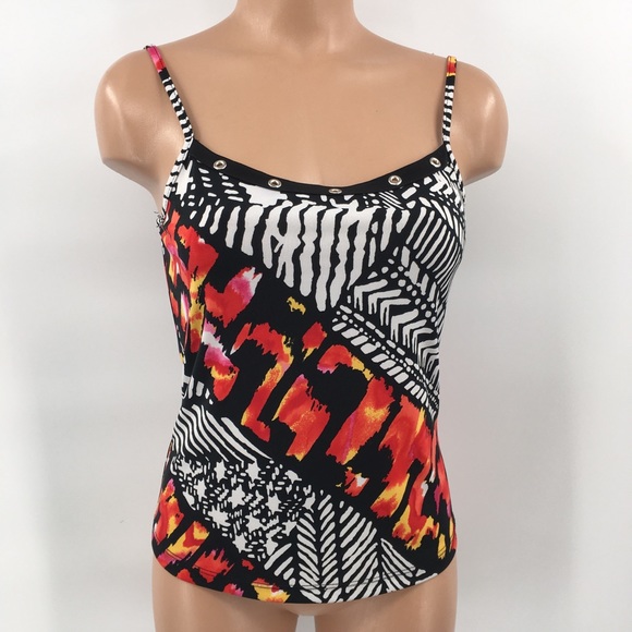 Joseph Ribkoff 2 Pc Set Printed Jacket & Tank Tap - Picture 5 of 10